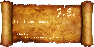 Feldzam Emma névjegykártya